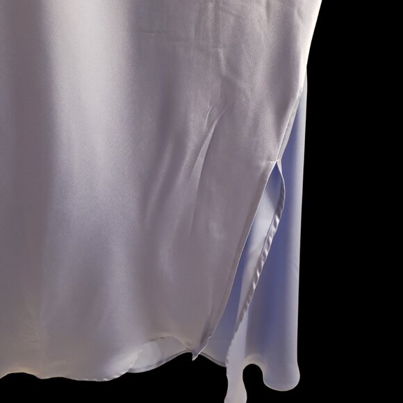 ASTR the Label Gaia Dress in Denim Blue Slip Midi Large NWT - Picture 4 of 12